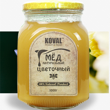 2016俄罗斯科瓦尔蜂蜜1KG(新)